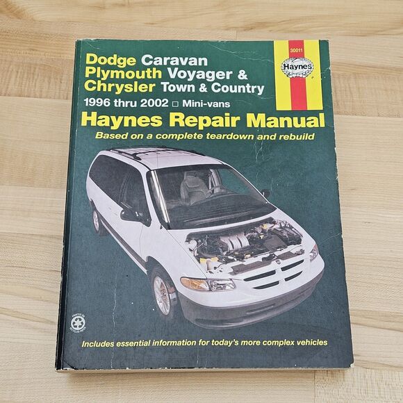 Repair Manual Haynes 30011 Dodge Caravan 1996 Thru 2002 Plymouth Voyage Chrysler - Picture 4 of 4